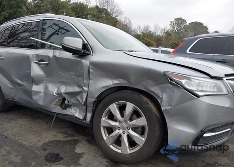 2016 Acura Mdx Advance Entertainment Packages/Advance Package from USA, damaged, VIN 5FRYD4H98GB060104